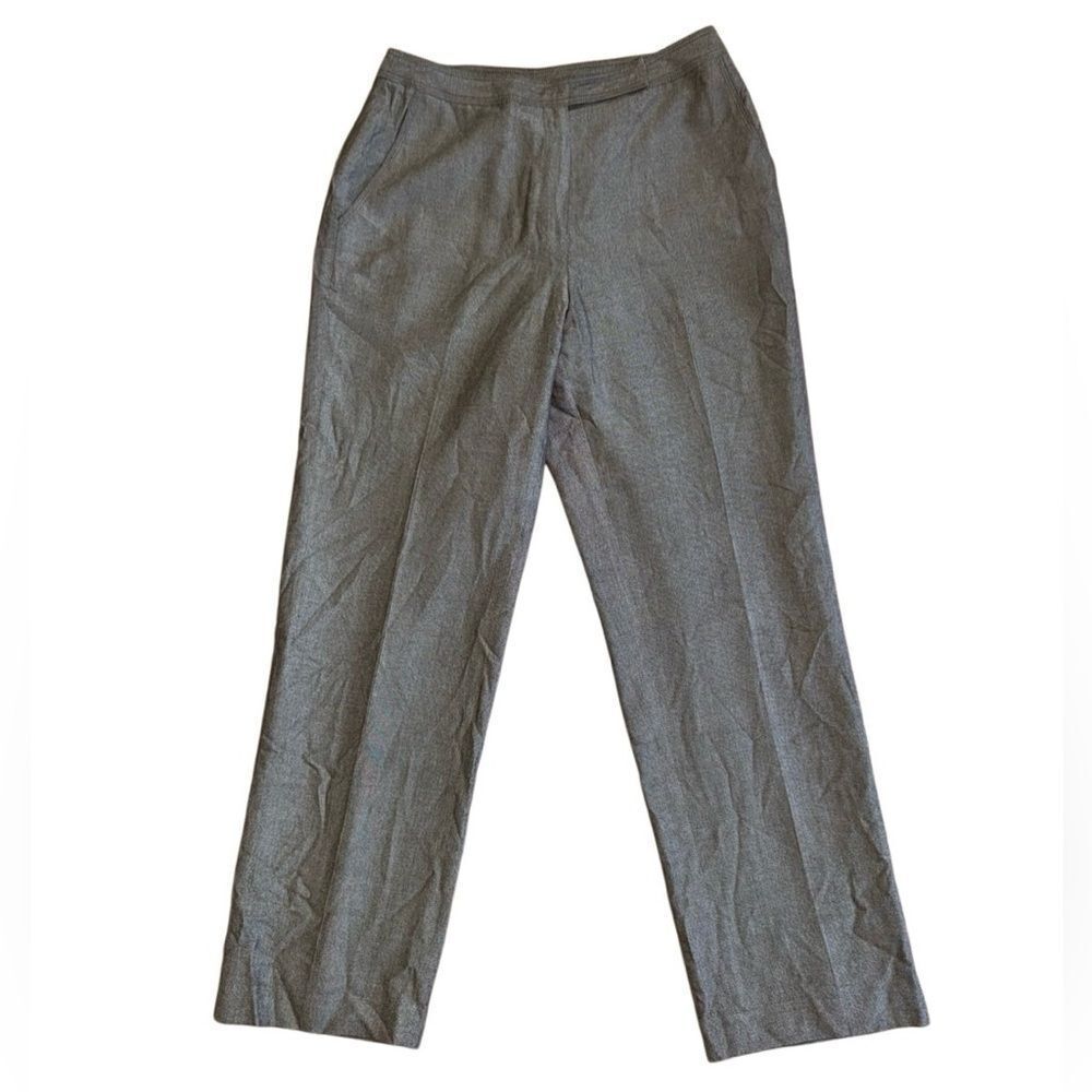 Kasper Women's High Rise Fly Front Extend Tab Trouser Pants Size 8